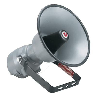 Altavoz de anunciamiento publico a prueba de explosiones AudioMaster®, 30W de Potencia, Listado UL y cUL para Clase I, División 1, Grupos B, C y D; Clase I, División 2, Grupo A, B, C y D; Clase II, División 2, Grupos F y G; Clase 