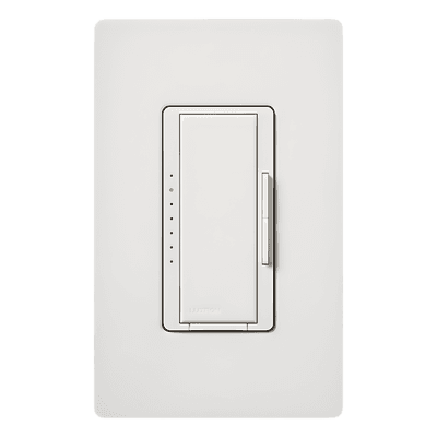 Atenuador RF Maestro / PRO LED+ / 250 W LED-CFL / 500 W-VA INC-HAL-ELV / 400 VA MLV / Fase seleccionable / Neutro opcional / 120 V / RadioRA 2 y RA2 Select
