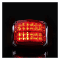 Luz de Advertencia LED / 8 x 6" (203 x 152 mm) / 24 LEDs / IP67 / 12-30 VCC / Patrones Múltiples / SAE-ECE