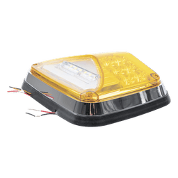 Luz de Advertencia LED / 8 x 6" / 11 Patrones de Destello / IP67 / 12-30 VCC / ECE R65 / SAE J845