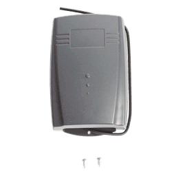 Receptor Inalámbrico / 3 Canales / 433 MHz / 12/24 VCC/VCA / 25 m (82 ft) / 400 Controles / 3 Salidas de Relé COM/NO