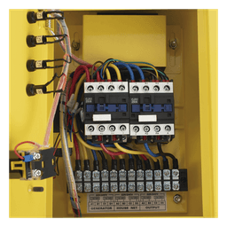 Generador a Gasolina / Planta de Emergencia con Encendido Automático, 6.5KW, 220Vac 2 Fases, Jaula con Ruedas para Fácil Traslado 
