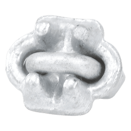 Nudo de Perro para Cable / Acero Forjado Galvanizado en Caliente / 1/8" / Torque 6 N.m / Amarre 3 Piezas / Suspensión de Alta Carga