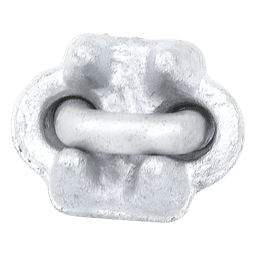 Nudo de Perro Abrazadera / Acero Forjado / Cable 1/4" / Galvanizado por Inmersión en Caliente / Torque 35 N.m / Carga Pesada