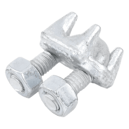 Nudo de Perro Abrazadera / Acero Forjado / Cable 3/8" / Galvanizado por Inmersión / Torque 55 N·m / Torre y Mástil