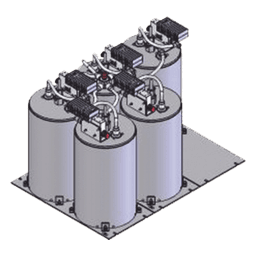Combinador SINCLAIR, 5 Canales, 430-470 MHz, Montaje en Rack 19", 100 kHz, 125 Watt, N Hembras.