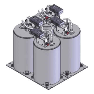 Combinador SINCLAIR, 4 Canales, 430-470 MHz, Montaje en Rack 19", 100 kHz, 125 Watt, N Hembras.