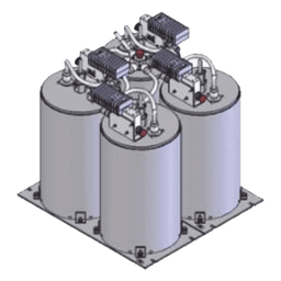 Combinador SINCLAIR, 4 Canales, 430-470 MHz, Montaje en Rack 19", 100 kHz, 125 Watt, N Hembras.