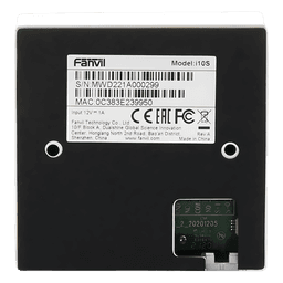 Intercomunicador IP / PoE / 2 Líneas SIP / 1 Relevador / 1 Puerto Entrada / IP54 / Montaje Pared