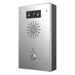Video Intercomunicador IP / 2 Líneas SIP / Cámara 2MP 1080p / 2 Relevadores / ONVIF / IP65 e IK10 / PoE 802.3af / Audio HD / Visión Nocturna IR / -40°C a 70°C