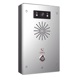Video Intercomunicador IP / 2 Líneas SIP / Cámara 2MP 1080p / 2 Relevadores / ONVIF / IP65 e IK10 / PoE 802.3af / Audio HD / Visión Nocturna IR / -40°C a 70°C