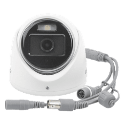 [ColorVu] Turret TURBOHD 3K (5 Megapixel) / Lente 2.8 mm / Micrófono Integrado / Imagen a Color 24/7 / 20 mts Luz Blanca / Exterior IP67 / dWDR / 4 Tecnologías