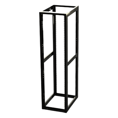 Rack Estándar 19" de 4 Postes, Acero, 45 Unidades, Profundidad Ajustable.