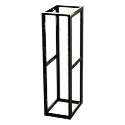 Rack Estándar 19" de 4 Postes, Acero, 45 Unidades, Profundidad Ajustable.
