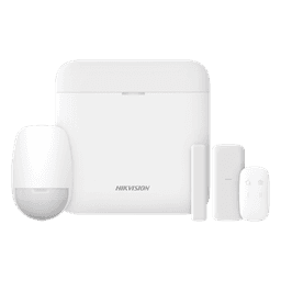 (AX PRO) KIT de Alarma AX PRO / Incluye: 1 Hub con bateria de respaldo / 1 Sensor PIR / 1 Contacto Magnético slim / 1 Control Remoto / WiFi / Compatible con Hik-Connect P2P
