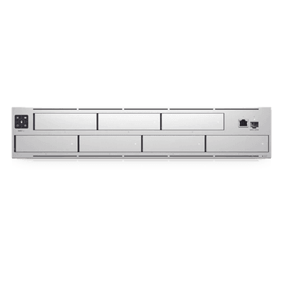 NVR Empresarial / 60 Cámaras / 7 Bahías HDD / RAID Expandido / Pantalla Táctil 1.3' / Almacenamiento 60 Días 4K