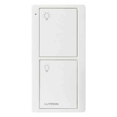 Control remoto inalámbrico Pico de 2 botones para encender y apagar, compatible con Caseta, RA2 y RadioRA2
