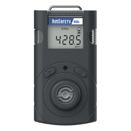 Monitor Personal de Gas CO2 / Sensor NDIR 0-50,000 ppm / Alarmas de 3 Niveles / IP66/IP67 / Autonomía 7 Días / Registro 64,000 Lecturas