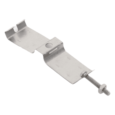Sujetador de Doble Click / Cable Coaxial 1 1/4 Pulgadas / Paquete 10 Piezas / Montaje Sin Herramientas