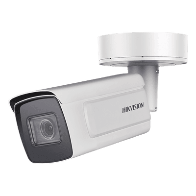 Cámara Bala IP / 4 Megapixel / ANPR / Lente Mot. 2.8 a 12 mm / WDR 140 dB / DarkFighter / IR EXIR 50 m (164 ft) / IP67 / IK10