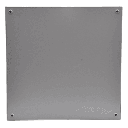 Gabinete de Acero, Nema 4 -IP 66 de 60 x 60 x 25 cm con Platina y certificado UL.