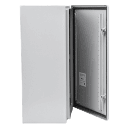 Gabinete NEMA 4/IP66 / 40x60x25 cm / 15.7x23.6x9.8 in / Platina UL / Acero Galvanizado