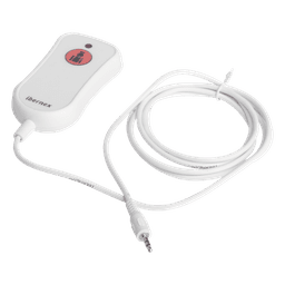 Pulsador de Llamada para Paciente / Material Antibacteriano / Código Braille / IP67 / Cable 2 m Resistente al Fuego / 12 V