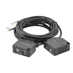 Fotocelda Infrarroja / 12-24 VCC / Alcance 25 m (82 ft) / Contactos NC-NO / Emisor y Receptor / Acceso Vehicular