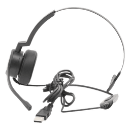 Audífonos USB de Diadema MONO con Audio HD / Micrófono con Cancelación de Ruido / Calidad para uso en Oficina