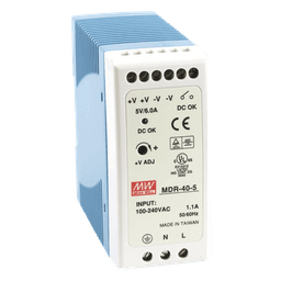 Fuente de poder Industrial Riel Din 5Vcc, 40W
