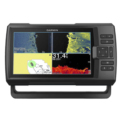 Ecosonda GPS / Pantalla 9" / CHIRP Tradicional y ClearVü / GPS de Alta Sensibilidad / Quickdraw Contours / Transductor GT52HW-TM / IPX7