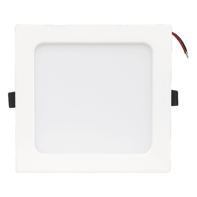 Spot Cuadrado Empotrable / 17.5 x 17.5 cm / Luz Fría / 110 V / 15 W / 1200 lúmenes / 25000 hrs / Ángulo de apertura 120° / IP20