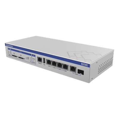 Router Empresarial / Quad-Core 717 MHz / LTE Cat6 / WiFi 802.11ac Wave 2 / SFP WAN / Doble SIM / Rack 19" (1.5 pies) / -40°C a 75°C