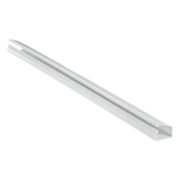 Canaleta LD10 de PVC rígido, con cinta adhesiva para instalación sin herramientas, de 38.4 x 24 x 1828.8 mm, Color Blanco