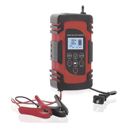 Cargador de Baterías / 12 o 24 Vcc / hasta 40 Ah / 4, 6 o 8 A / Display LCD