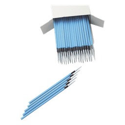 Hisopos de Limpieza para Fibra Óptica / 1.25 mm / LC y MU / 100 Piezas / Desechables / Limpieza de Férulas y Acopladores