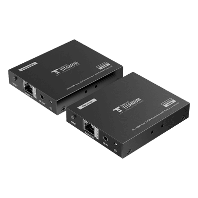 Kit Extensor HDMI para distancias de 70 metros / Resolución 4K x 2K@ 60 Hz/ Cat 6, 6a y 7 / IPCOLOR / CERO LATENCIA / SIN COMPRIMIR / Salida Loop / Control IR  / Salida de audio de 3.5mm / PoC