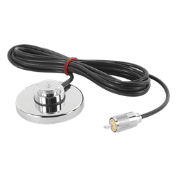 Montaje Magnético para Antenas de 3/4"(NMO), 3.5 m de Cable RG58U y Conector UHF (PL259) Macho.
