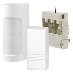 Kit Detector Inalámbrico para Exterior VXI-R / Transmisor Honeywell 5816 / Caja de Baterías RBB01 / 12 m / 90° / Dual PIR + Microondas / IP55