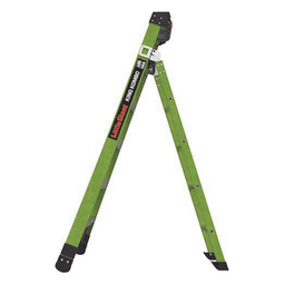Escalera Combinada 3 en 1 / Fibra de Vidrio / 1.83 m (6 ft) / Carga 170 kg (375 lb) / Almohadilla Giratoria / Barra en V