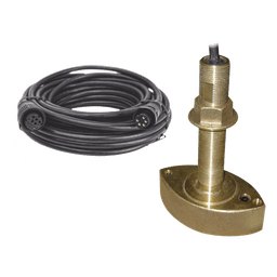 Kit de transductor / Frecuencia dual 50/200 kHz / Potencia 600 W / Cable 8 m (26.2 ft) / Conector 10 pin para sonda FURUNO / Bronce anticorrosión