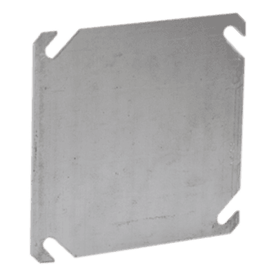 Tapa Cuadrada Ciega de 4".