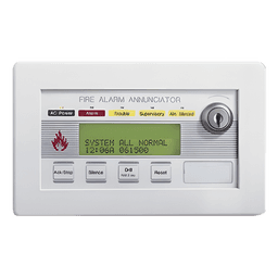 Anunciador remoto de incendio con LCD retroiluminado de 80 caracteres, compatible con NFS2-640 y NFS-320