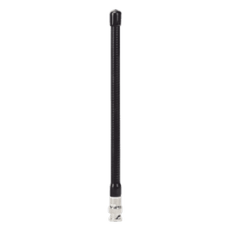 Antena Helicoidal / 1/4 Onda / Sintonizable 130-180 MHz / Conector BNC Macho / Uso Portátil