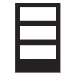 Puerta con Ventana para Gabinete / Acero Calibre 16 / Apertura 180° / Bisagra Reversible / Compatible con Serie CAB-4 Onyx