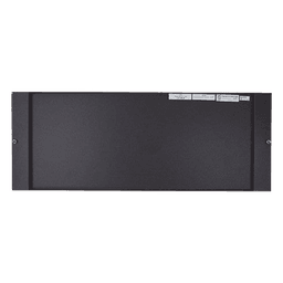 Placa de Revestimiento Ciega / Gabinete CAB-4 / Tamaños A a D / Acabado Negro