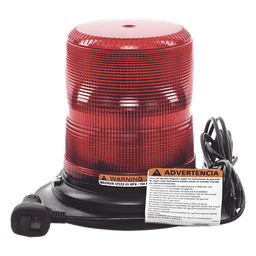 Baliza LED de Advertencia / SAE Clase I / 12-24 VDC / 11 Patrones de Destello / Montaje Magnético / 7" de Altura