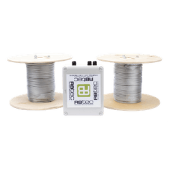 Kit IRONCLAD de Cable Sensor Perimetral Blindado / 150 m (492 ft) / 2 Zonas Independientes / Deteccion por Vibracion / Sin Falsas Alarmas / Tarjeta LPU400 / Calibracion por Software