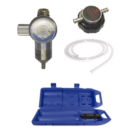 Kit de calibración con sensor catalítico para gases combustibles, incluye regulador, tubing y estuche, para transmisor XNX
