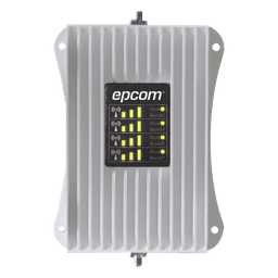 Amplificador de Señal Celular para Vehículo / Cuatribanda 850/1900/1700/2100/2500/2600 MHz / Ganancia 50 dB / Multioperador y Multidispositivo / 12 VCC